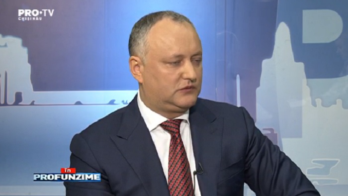 Igor Dodon: "Eu stiam ca Grigoriev are probleme cu sanatatea, dar el a declarat niste lucruri care nu corespund realitatii. El are fantezie bogata"