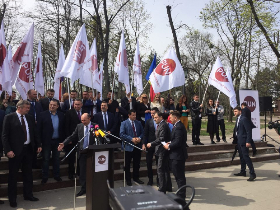 Partidului Unitatii Nationale a organizat o conferinta de lansare a candidatului Constantin Codreanu pentru functia de primar general al capitalei