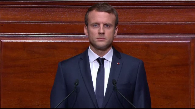 Presedintele Frantei il viziteaza pe Trump. Macron se va adresa Congresului american