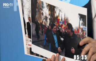 Munteanu catre Codreanu: "De ce va cuprindeti in aceasta fotografie cu Usatii? V-a pus Plahotniuc sa candidati?" Codreanu: "Nu-i cunosc"