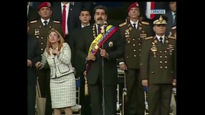 Maduro il acuza pe liderul Columbiei ca a vrut sa-l asasineze. Cine a revendicat atacul cu drona - VIDEO