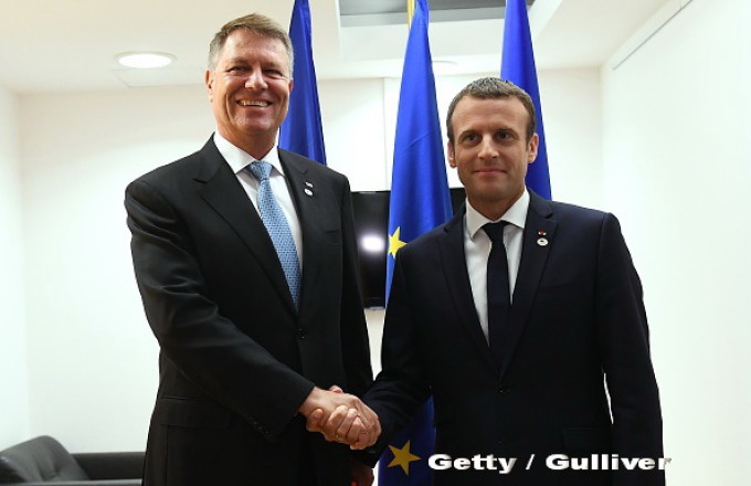 Klaus Iohannis, vizita oficiala de doua zile in Franta. Intalnire cu Emmanuel Macron