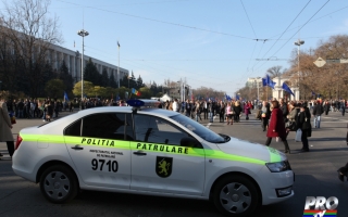 Cifra participantilor la mitingul pro-european oferita de politisti, mai mare decat cifra organizatorilor