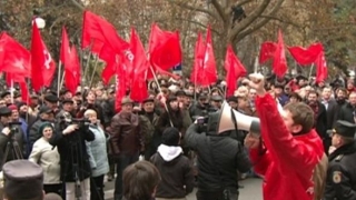 Comunistii anunta un mars pe 23 noiembrie. Voronin, convins ca MAI nu va permite oamenilor sa vina