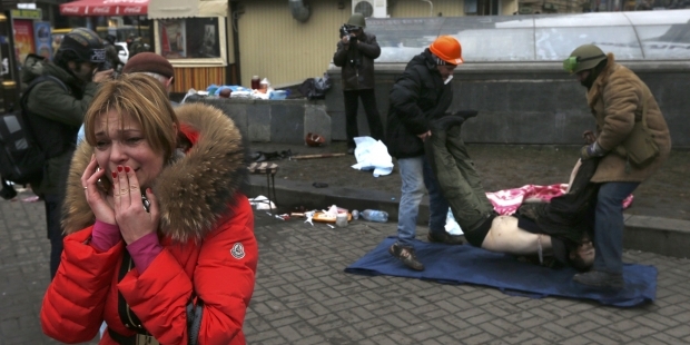Violentele de la Kiev in imagini SOCANTE. Galerie Foto