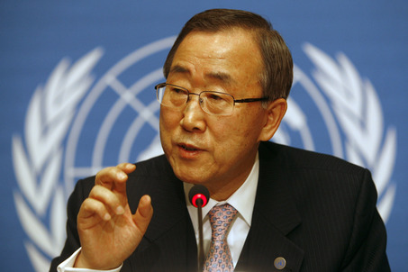 Ban Ki-moon i-a cerut lui Viktor Ianukovici sa puna in aplicare rapid acordul de iesire din criza