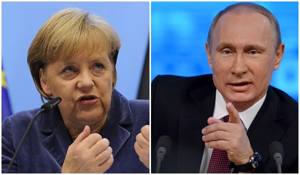 Putin si Merkel, satisfacuti de trimiterea unei misiuni OSCE in Ucraina