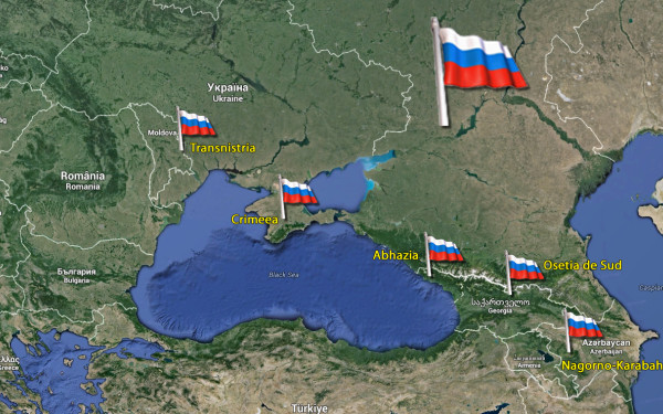 Tarile unde Putin si-a pus piciorul in usa. "Conflictele inghetate" care ar aduce Rusia la cativa kilometri de Chisinau
