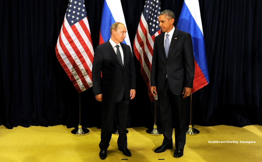 Cei mai puternici conducatori ai lumii, fata in fata. O fotografie cu Obama si Putin "spune totul" despre intalnirea lor