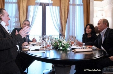 GÃ©rard Depardieu s-a intalnit cu Vladimir Putin si a primit pasaport rusesc