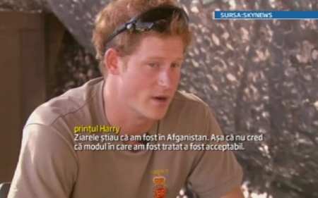 Marturiile Printului Harry, la sfarsitul misiunii sale in Afganistan: "Am ucis taliabani"
