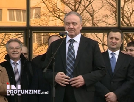 Filat, Lupu si Ghimpu s-au intalnit cu presedintele Timofti. Ce au discutat