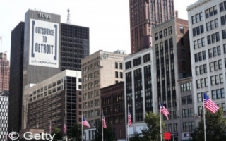 Detroit, cel mai mare oras american declarat in faliment: cum a pierdut jumatate din populatie
