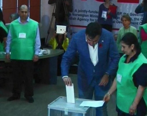 Mihail Saakashvili si-a luat adio de la natiune. Ce a spus presedintele in ultimul sau discurs