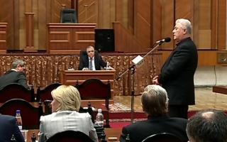 Dragoste neasteptata in Parlament. Ce complimente i-a facut Voronin lui Diacov