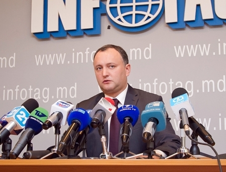 Igor Dodon: Declaratie de presa a lui Igor Dodon, liderul grupului parlamentar al socialistilor