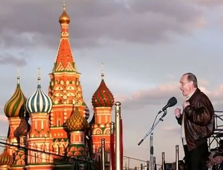VIDEO. ODA ELECTORALA lui Vladimir Putin: VVP este TRIMISUL lui Dumnezeu