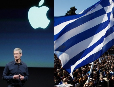 "Cumparam Grecia?". Intrebarea unui actionar catre seful companiei care are 100 mlrd $ CASH