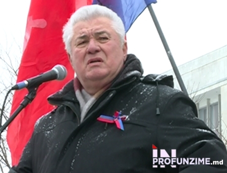 Voronin: Filat s-a umilit in fata romanilor! Vizita premierului la Iasi, criticata la protestul comunistilor