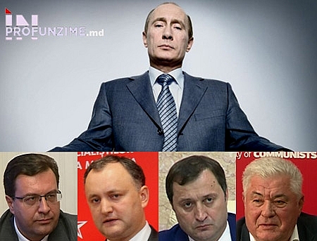 Oficialii moldoveni l-au felicitat pe Putin. CINE si CE i-a urat din numele "poporului RM"