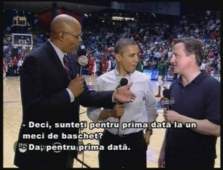 Obama il va invata baschet pe premierul britanic! Ce i-a promis in schimb David Cameron