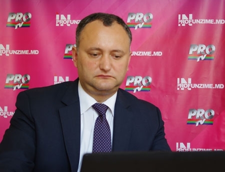Igor Dodon: Atac pe doua fronturi asupra Moldovei si moldovenilor