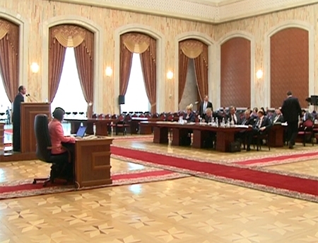 VIDEO. Carpov, la raport! Guvernul va fi audiat vineri de Parlament in legatura cu problema transnistreana