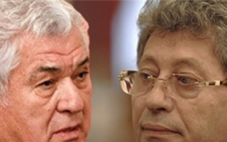 VIDEO. Schimb de replici HAIOS intre Voronin si Ghimpu! Voronin: "Ex-presedinte" ne bivaiet, Misha! Ghimpu: Vpereod, da?