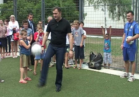 VIDEO. A mancat hrisca si a jucat fotbal! Filat, la o tabara din Vadul lui Voda! Ce i-au sugerat copiii