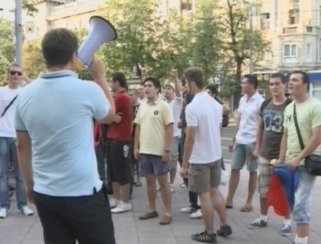 Organizatorii marsului de la Balti s-au mutat la MAI: "Rusine! Politia a admis violentele"