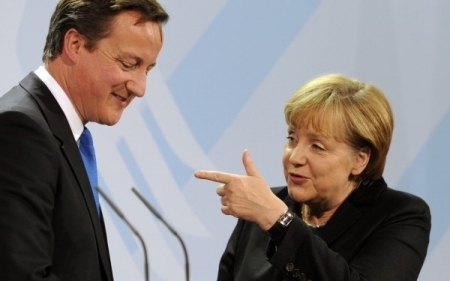 Angela Merkel vrea sa-l ameninte pe David Cameron pentru pozitia acestuia privind bugetul UE