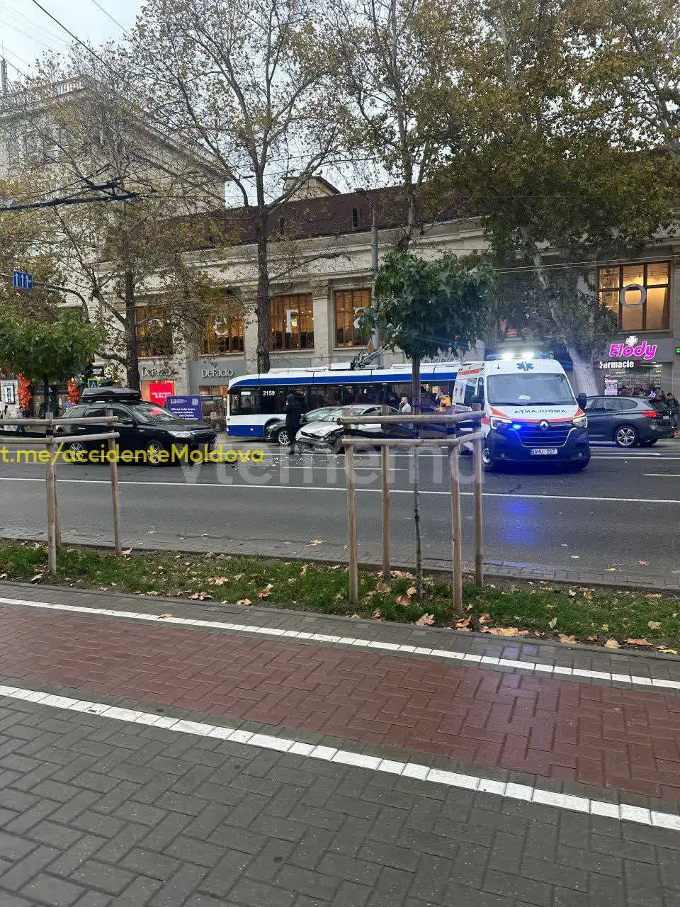 Accident bulevardul Ștefan cel Mare