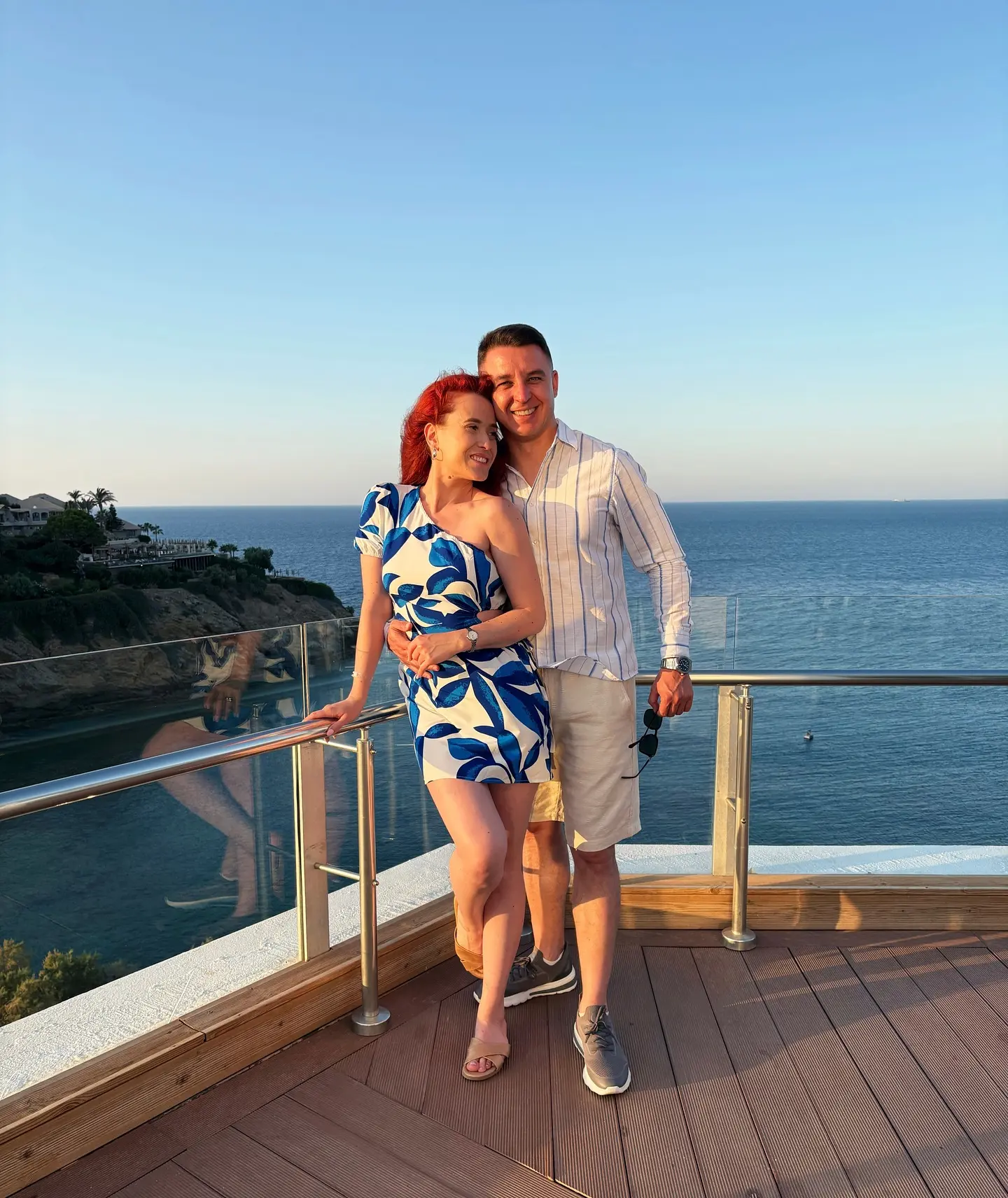 Mihaela Andrei și soțul ei