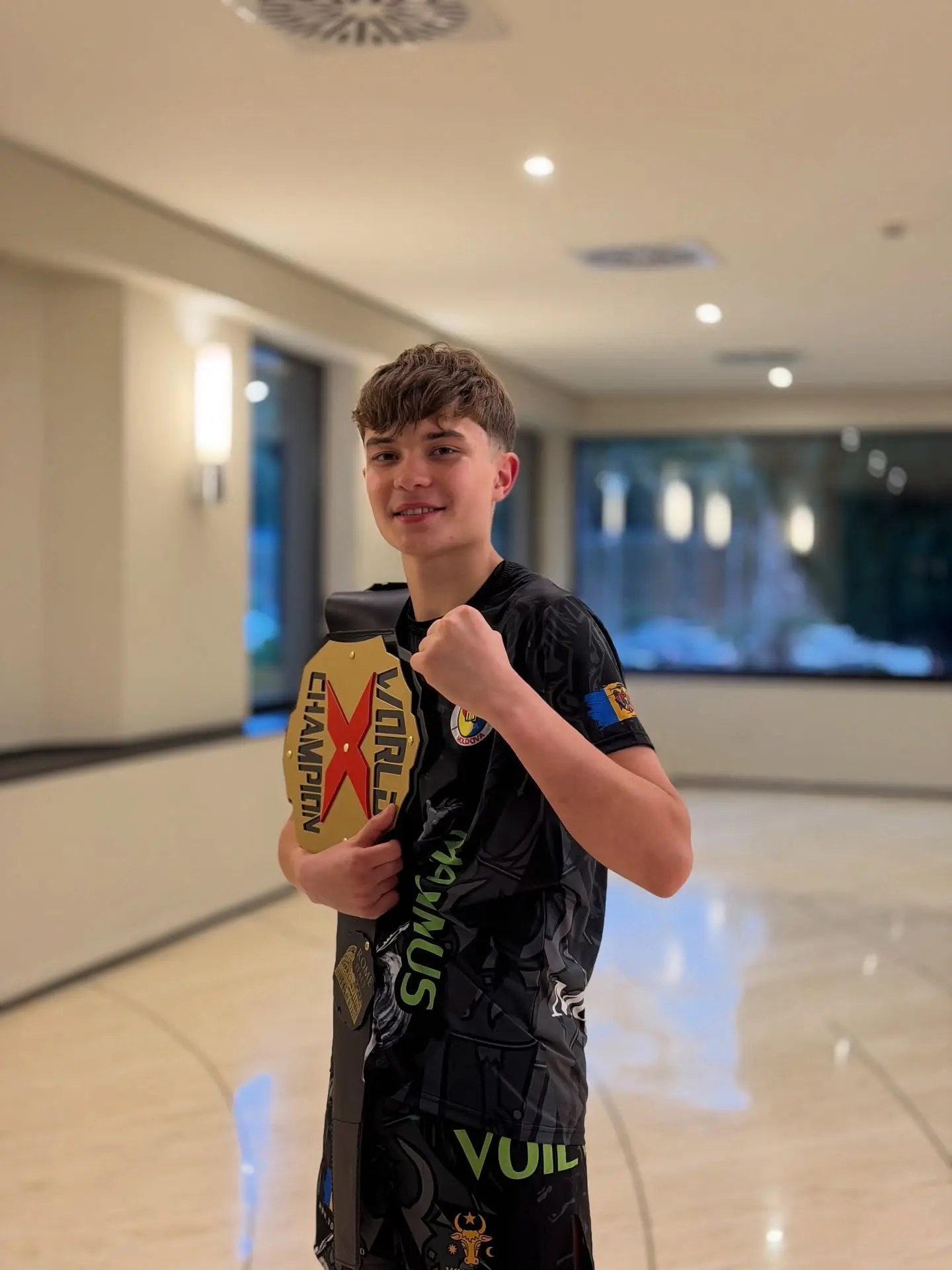 Valentin Motreac, luptător.