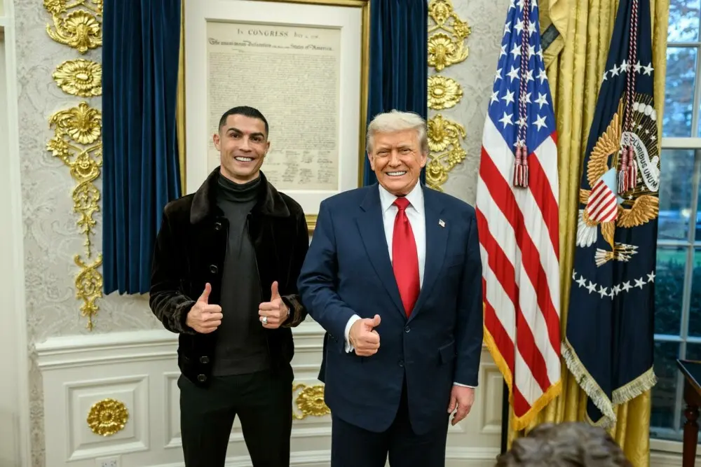 Cristiano Ronaldo și Donald Trump