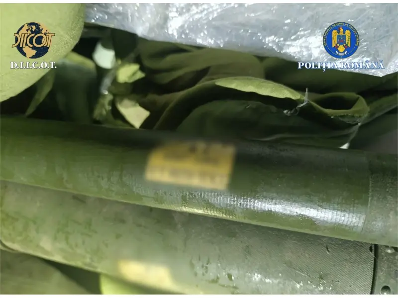 Armamentul depistat în camioniul de la vamă 