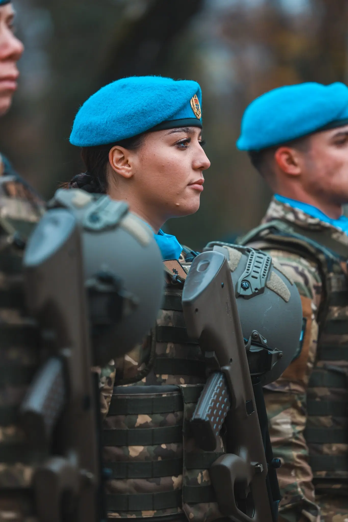 Militarii moldoveni la parada din România