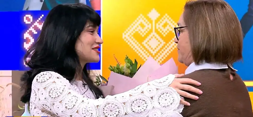 Irina Rimes și învățătoare ei