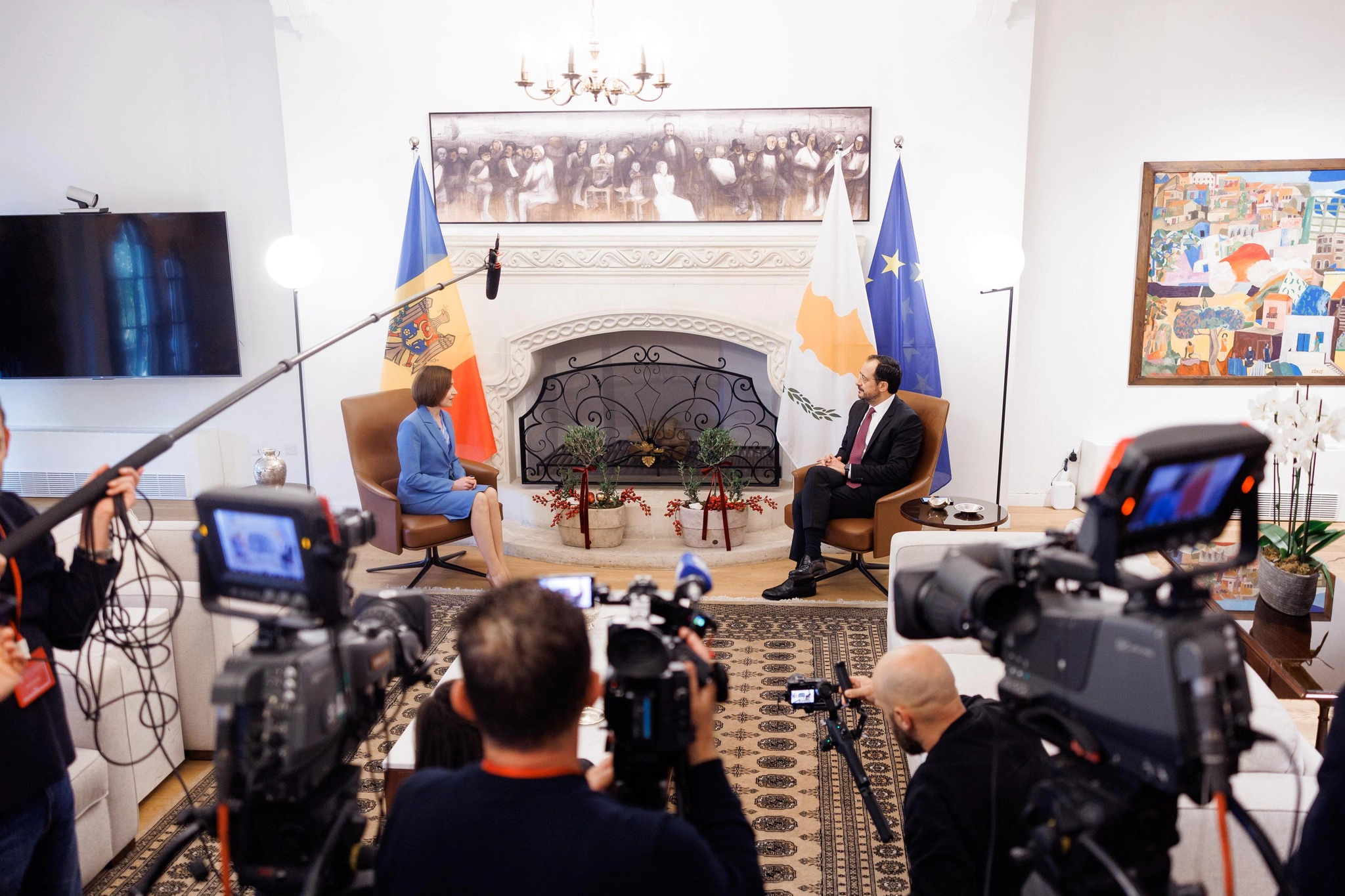 Maia Sandu și Nikos Christodoulides