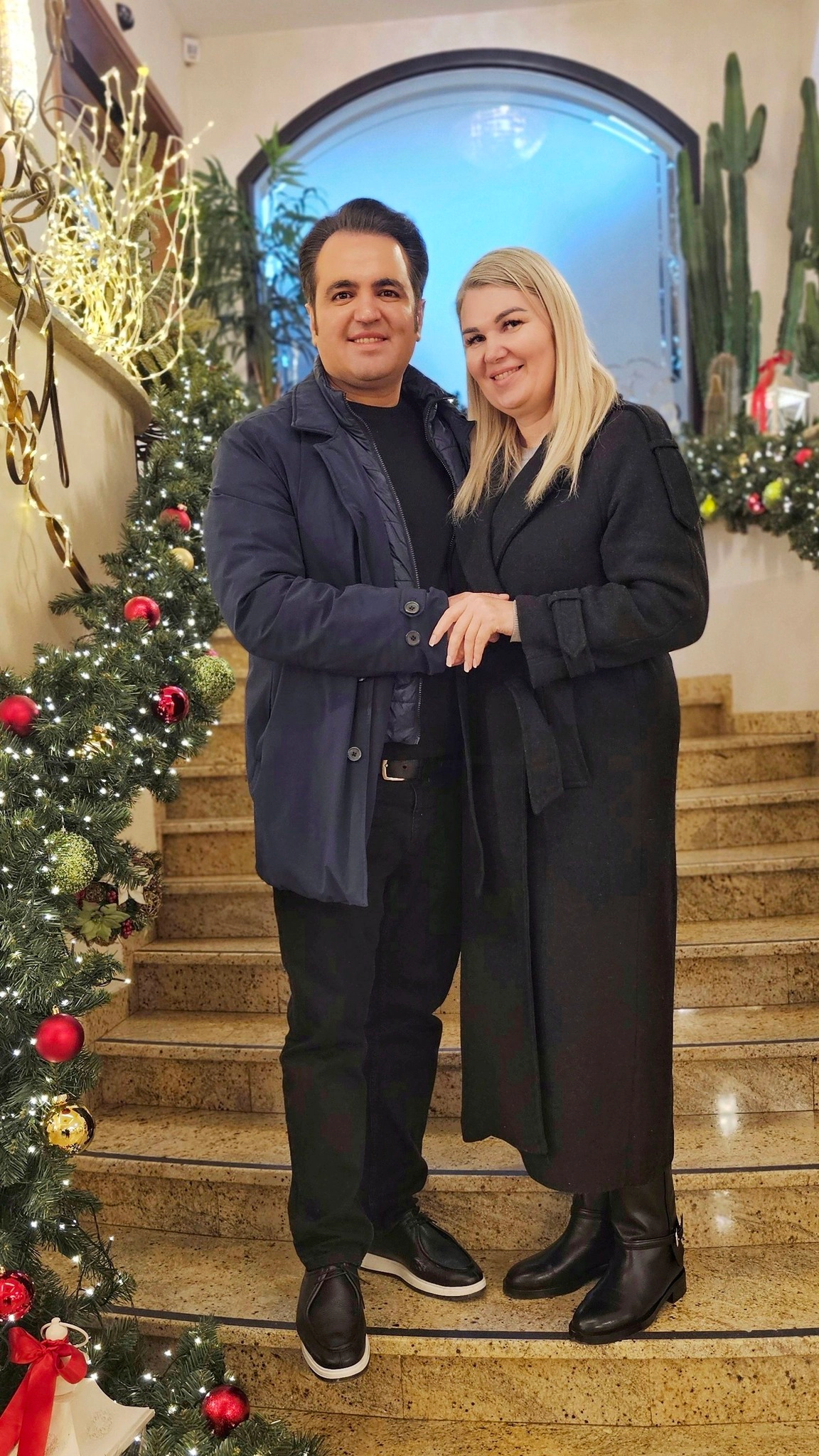 Igor Cuciuc și soția sa