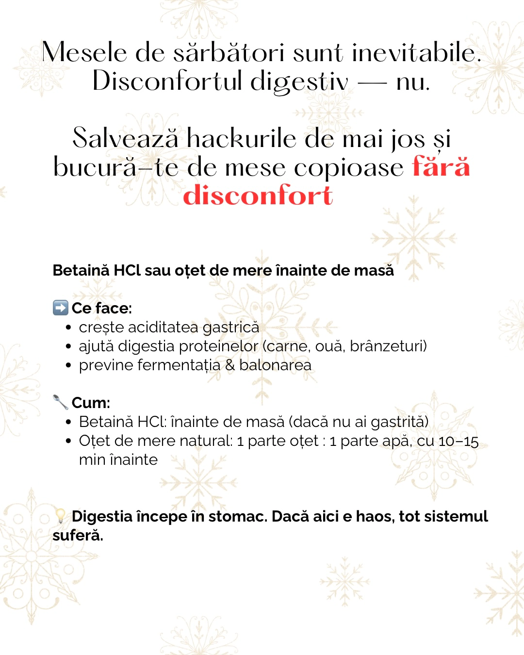 Sfaturile nutriționistei