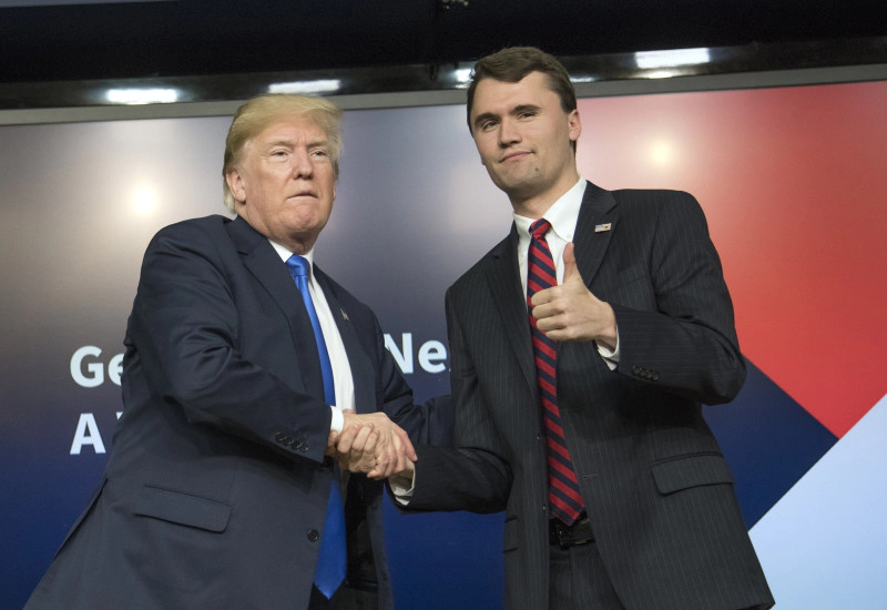Donald Trump și Charlie Kirk