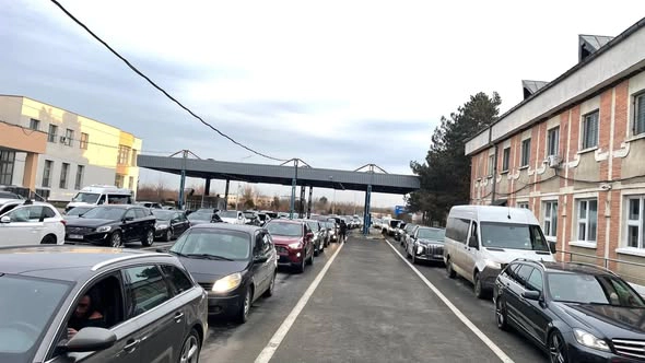 Flux de mașini la vamă 