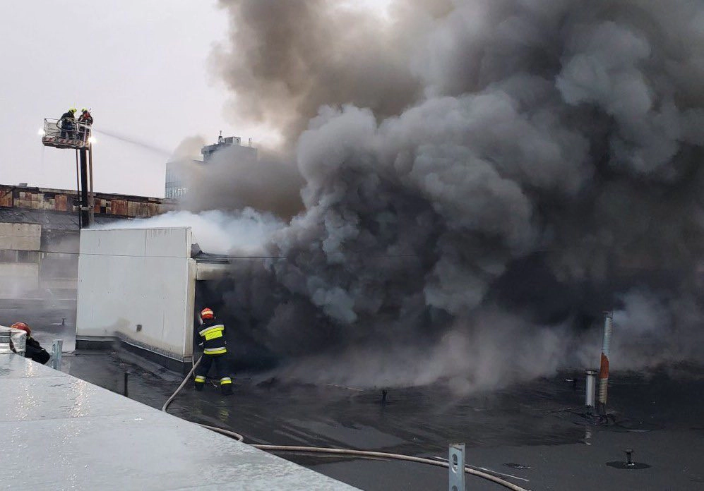 Incendiu în capitală