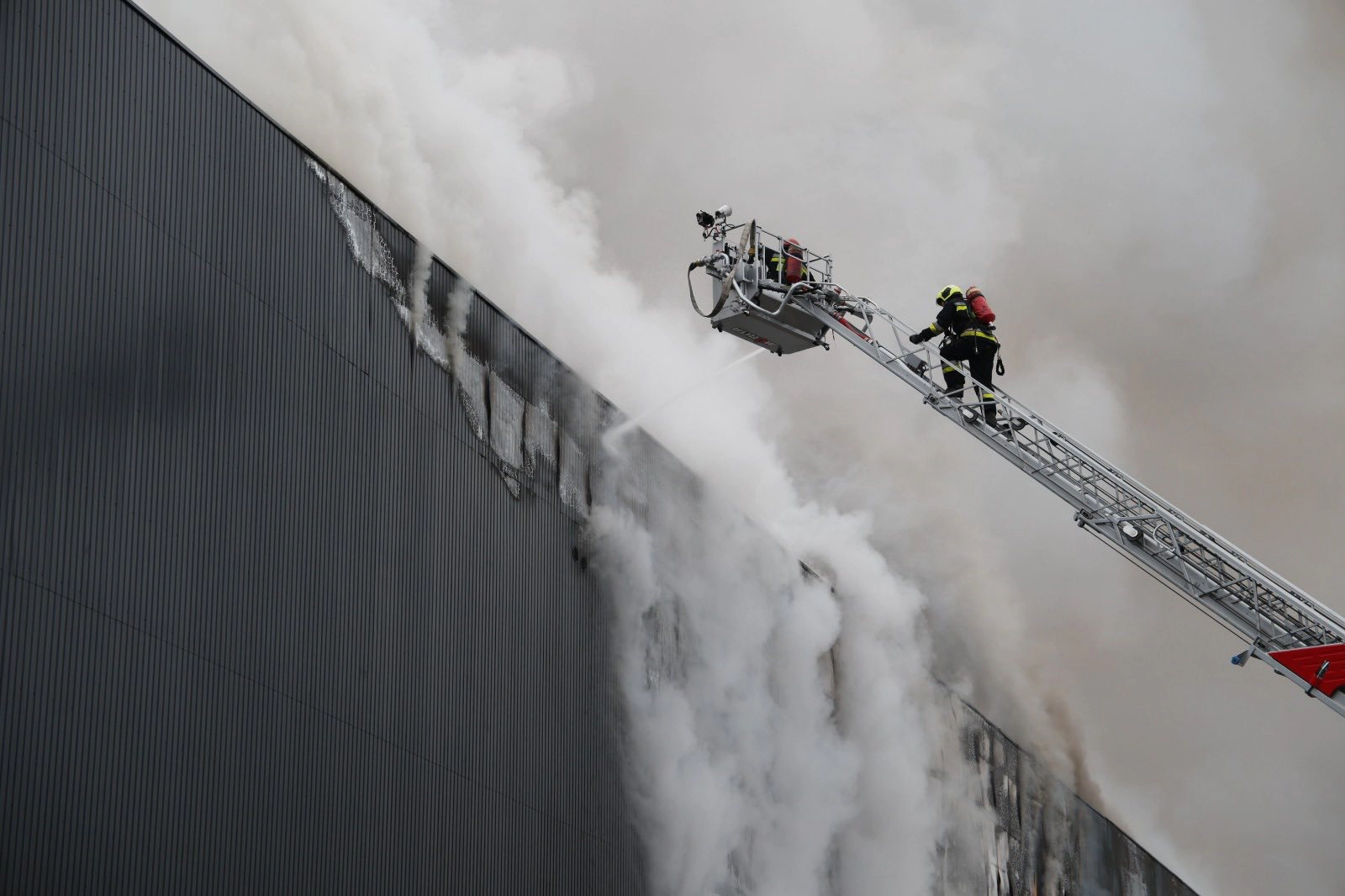 Incendiu în capitală