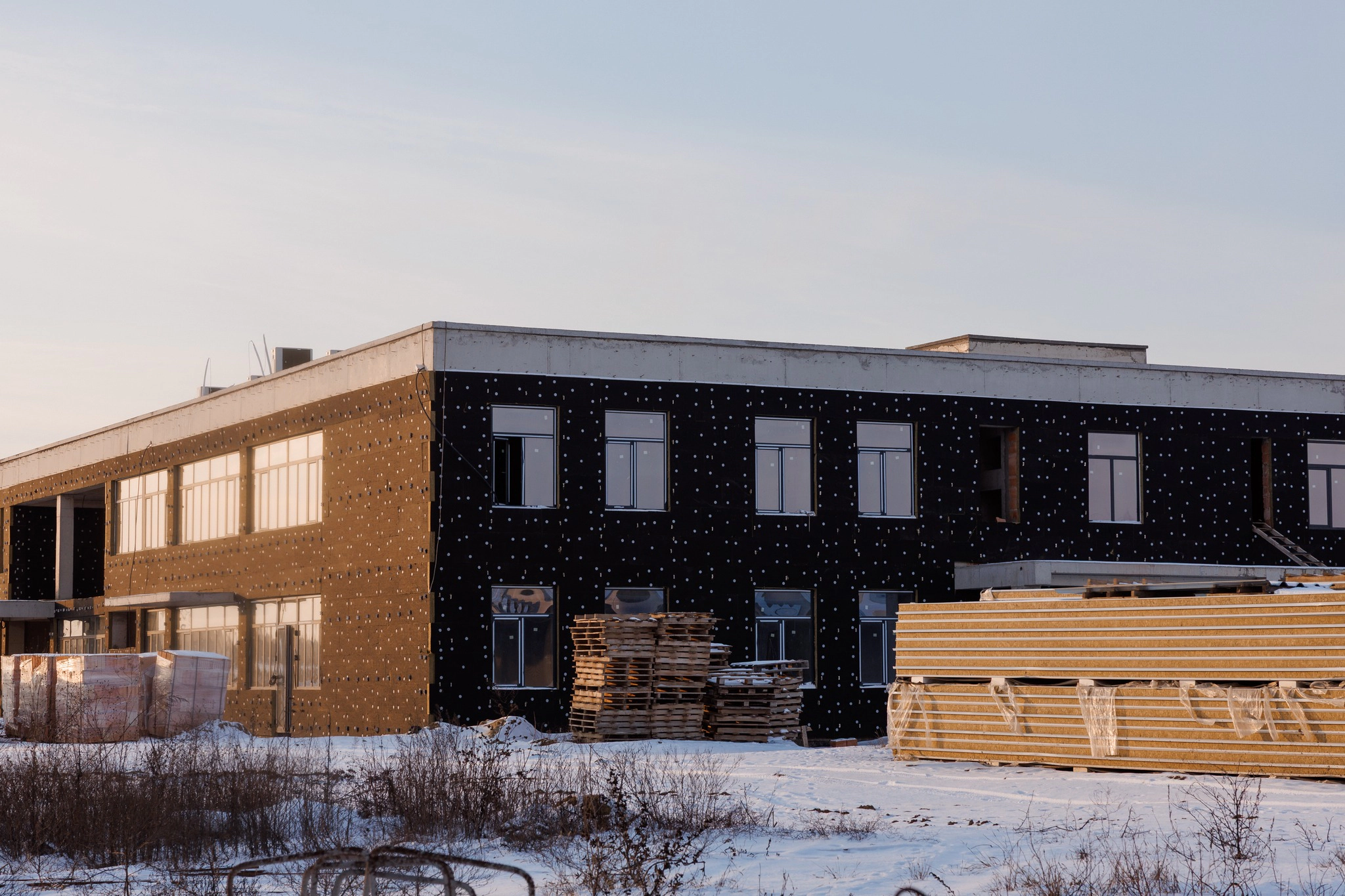 Șantierul noii unități militare din Băcioi