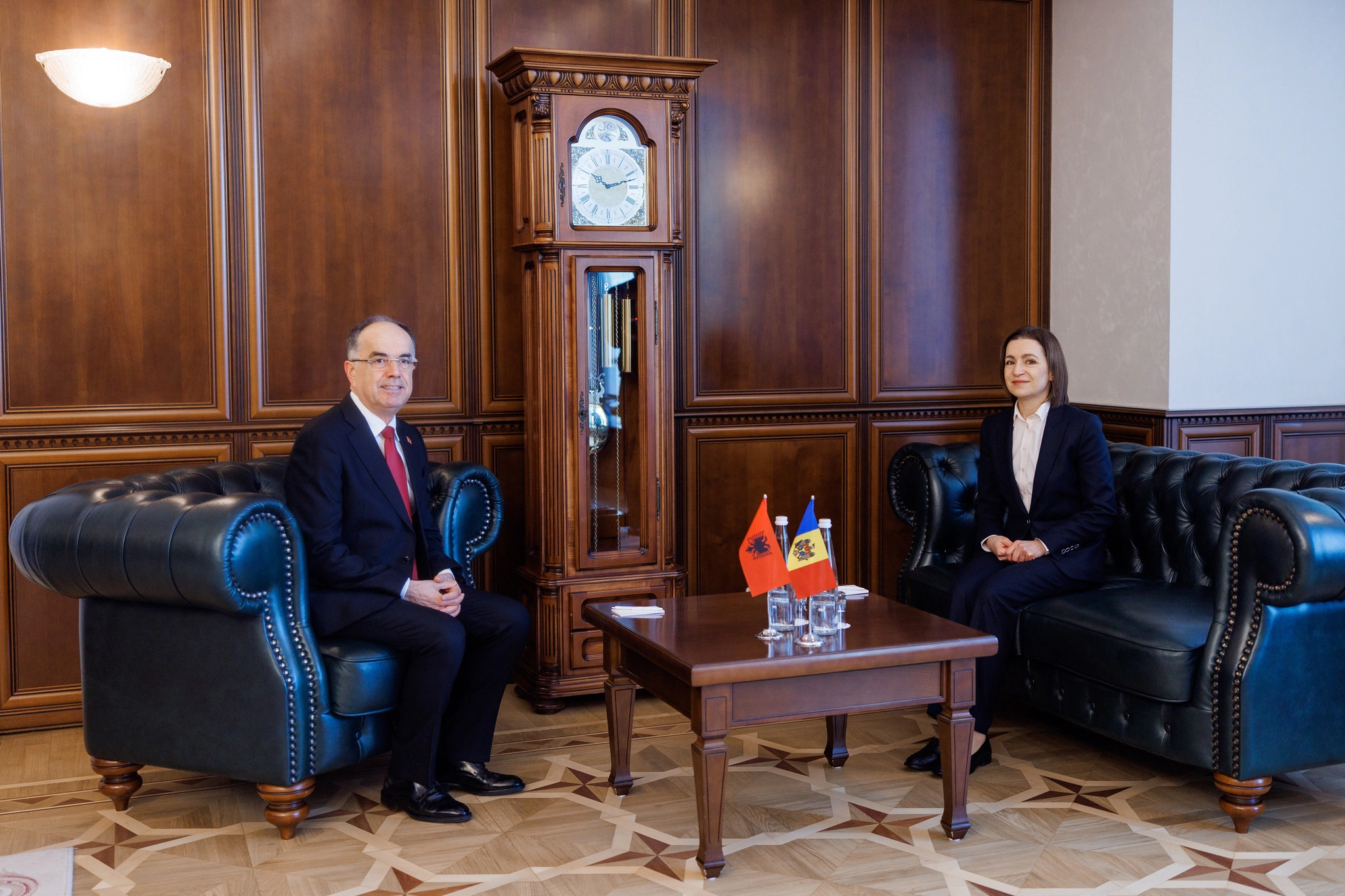 Maia Sandu și Bajram Begaj