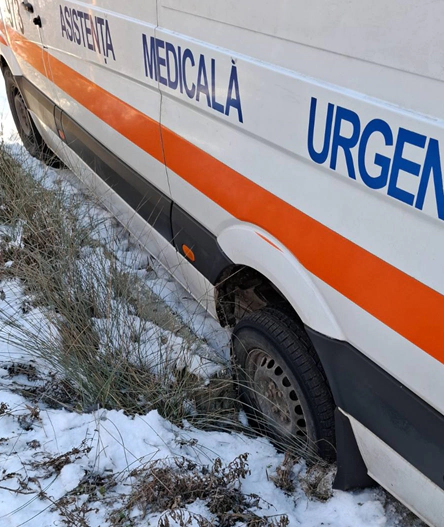 Ambulanță blocată 