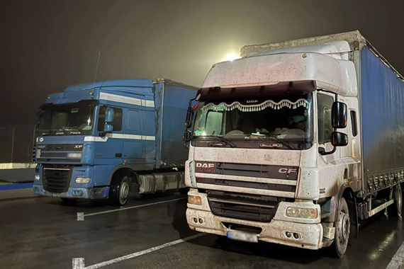 Camioanele folosite pentru migrația ilegală 