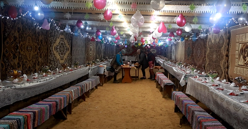 Cortul unde a avut loc nunta 